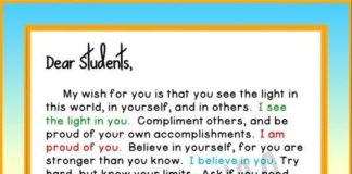 Management : End of the Year Letter to Student