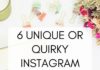 Marketing strategies : 6 unique or quirky instagram marketing strategies