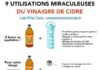 Medical infographic : 9 Utilisations du Vinaigre de Cidre Qui Vont Vous Changer la Vie.