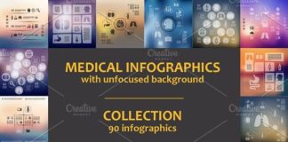 Medical infographic : 90 MEDICAL INFOGRAPHICS. Collection by Palau on Creative Market