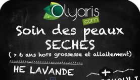 Medical infographic : Hâlte à la peau sèche grâce aux huiles essentielles. Dans cette synergie sp…