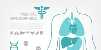 Medical infographic : Medical Flat Infographics Template by Andrew Kravchuk, via Behance