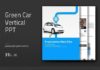 Medical infographic : Medical infographic : Green Car Vertical PPT. Medical Infographic