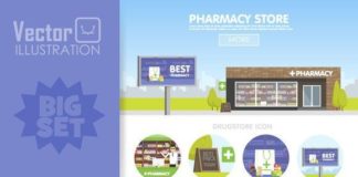 Medical infographic : Medical infographic : Pharmacy set. Medical Infographic. $5.00
