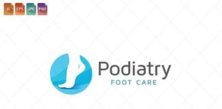 Medical infographic : Medical infographic : Podiatry Logo Template 11