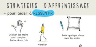 Science infographic – Science infographic – Comment apprendre ? -> visuel auditif kinesthésique + stratégies d’apprentissage – ⇥ Aurelia Visuels ⇤