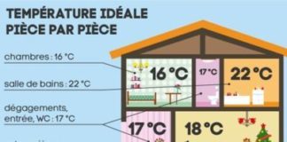 Science infographic – Science infographic – schéma chaleur maison