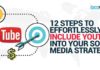 Social media infographic – 12 Steps To Effortlessly Include YouTube Into Your Social Media Strategy – Locow…