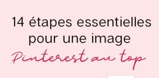 Social media infographic – 14 étapes essentielles pour une image Pinterest au top