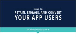 Social media infographic – 5 Tips to Improve Apps’ Retention, Engagement and Conversion (Infographic)