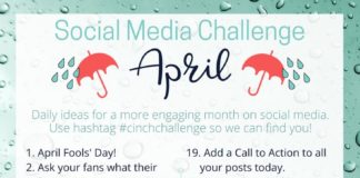 Social media infographic – April Social Media Challenge – CinchShare Blog. www.jennpennbags.com