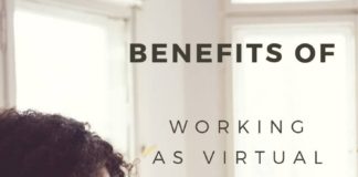 Social media infographic – Benefits of Working as Virtual Assistant From Home