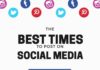 Social media infographic – Best time to post social media