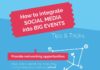 Social media infographic – Comment intégrer les réseaux sociaux dans vos événements / How to integrate …