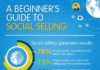 Social media infographic – SOCIAL MEDIA – “A Beginner's Guide to Social Selling”.