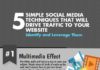 Social media infographic – How To Use Social Media For Marketing Your Online Business