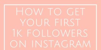 Social media infographic – How to get your first 1k followers on Instagram (+ 2 Free Printables!)