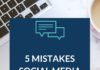Social media infographic – Learn some of the mistakes that Social Media Managers make when first starting t…