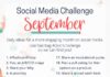 Social media infographic – September Social Media Challenge – CinchShare Blog