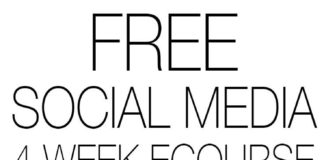 Social media infographic – Social Media 101 – 4 Week eCourse