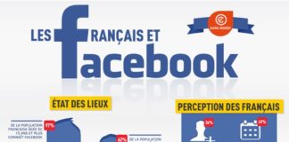 Statistics infographic : Les-Francais-Et-Facebook-Nuwave-Marketing