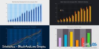 Statistics infographic : Statistics infographic : Statistics – Block and Line Graphs