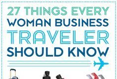 Travel infographic – 27 Things Every Woman Business Traveler Should Know