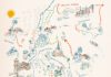 Travel infographic – A Map Illustration for the tourist pocket book “A TWIST OF THAILAND” own by Orie…