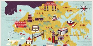 Travel infographic – Attractive Hong Kong travel map : New Zone