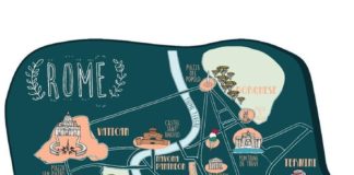 Travel infographic – C’est parti pour une petite série de cartes illustrées!🌍 N•1 ROME📍…