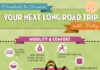 Travel infographic – Essentials to Survive Your Next Long Road Trip with Baby