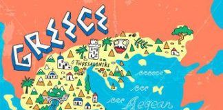 Travel infographic – Illustrated Map of Greece. Travels – buy this vector on Shutterstock & find othe…