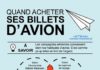 Travel infographic – Le MEILLEUR Moment Pour Acheter son Billet d’Avion.