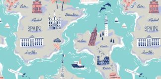 Travel infographic – Travel Maps Long Sleeve Classic PJ Set