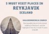 Travel infographic – Travel infographic – Infographic: 5 Must Visit Places in Reykjavik, Iceland! #adventuretravelwanderlust