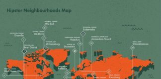 Travel infographic – Travel infographic – The Hipster Neighbourhoods Map #infographic #Travel