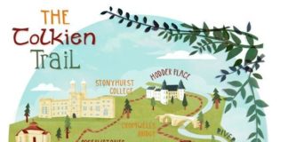 Travel infographic – Travel infographic – Tolkien trail by hyndman