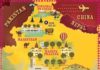 Travel infographic – Travel infographic – Travel infographic India map by Cartographik (Alexandre Verhille