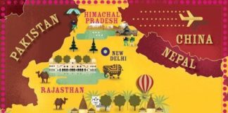 Travel infographic – Travel infographic – Travel infographic India map by Cartographik (Alexandre Verhille