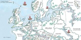 Travel infographic – Travel infographic – Vikings trade routes – Maps on the Web