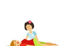 Healthcare infographic : Massage And Healthcare Infographics Royalty Free Vector