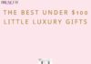 Fashion infographic : Under $100 Small Luxury Gifts That Look Worthy a Million