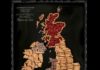 Travel infographic – Travel map made of Food