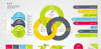 Statistics infographic : Timeline statistics infographics vector