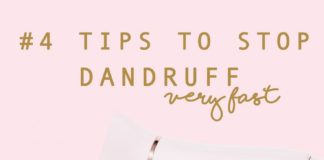 Fashion infographic : How to Get Rid of Dandruff Fast