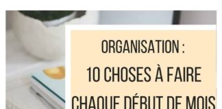 Management : Organisation : 10 choses à faire au début de chaque mois