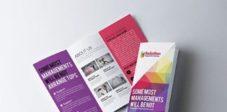 Medical infographic : Business Trifold Brochure Template. Medical Infographic