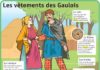 Science infographic – Educational infographic : Fiche exposés : Les vêtements des Gaulois