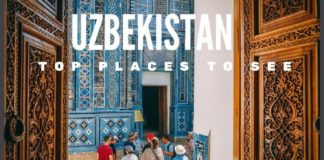 Travel infographic – Uzbekistan – Top 10 Places to visit