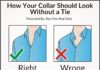 Fashion infographic : Man’s Guide To The Shirt Collar Infographic